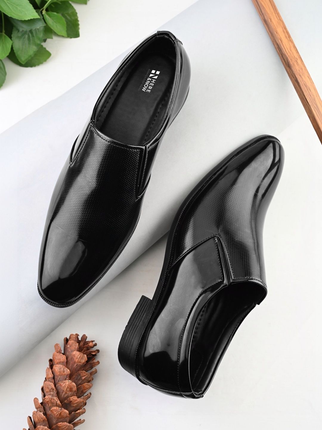 HERE&NOW Slip-On Formal Slip-On Shoes-image-43