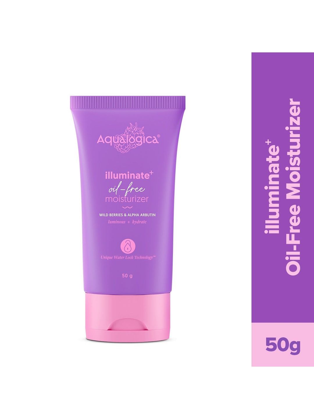 Aqualogica Illuminate+ Oil-Free Moisturizer With Wild Berries & Alpha Arbutin - 50 g-picture-10
