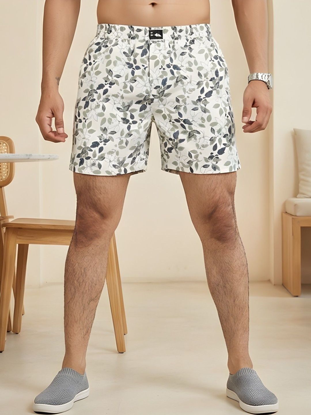 Moda Rapido Men Floral Printed Shorts-image-35