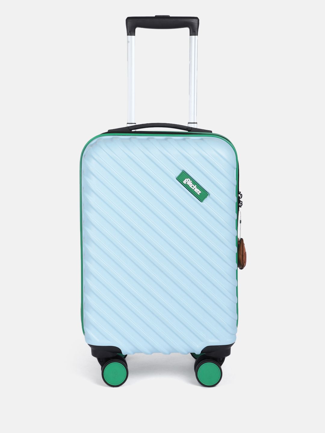 glitchez Textured Cabin Hard Suitcase Trolley Bag- 33L-picture-19