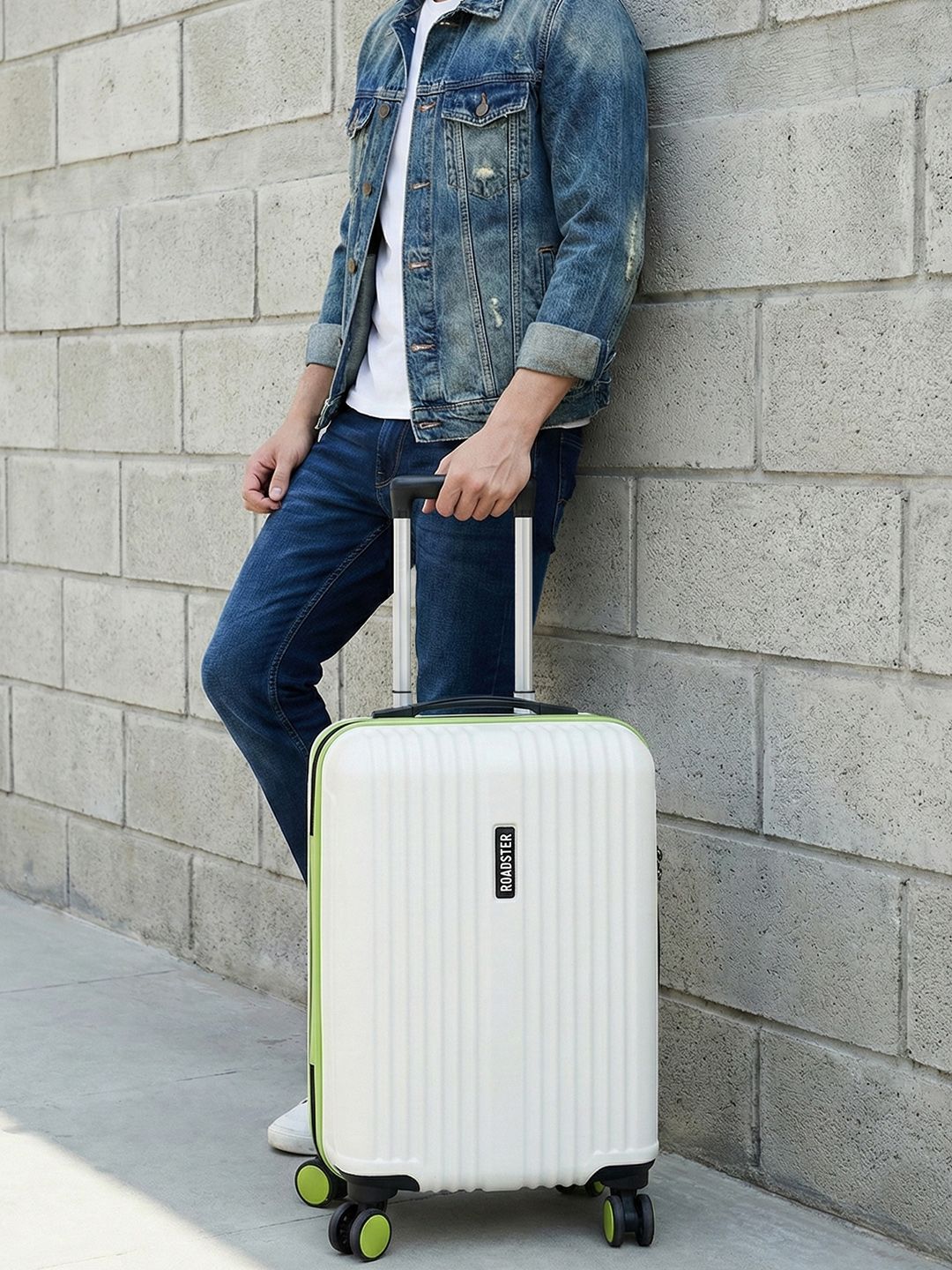 Roadster Textured Hard Cabin Trolley Bag- 33L-image-2