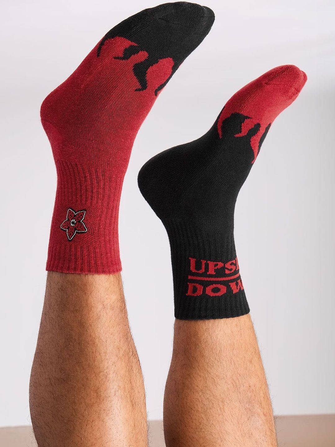 The Souled Store Unisex Patterned Above Ankle Socks-picture-30