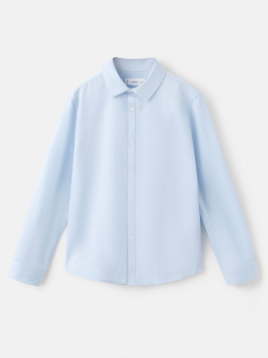 Mango Kids Spread Collar Pure Cotton Regular Fit Party Shirt