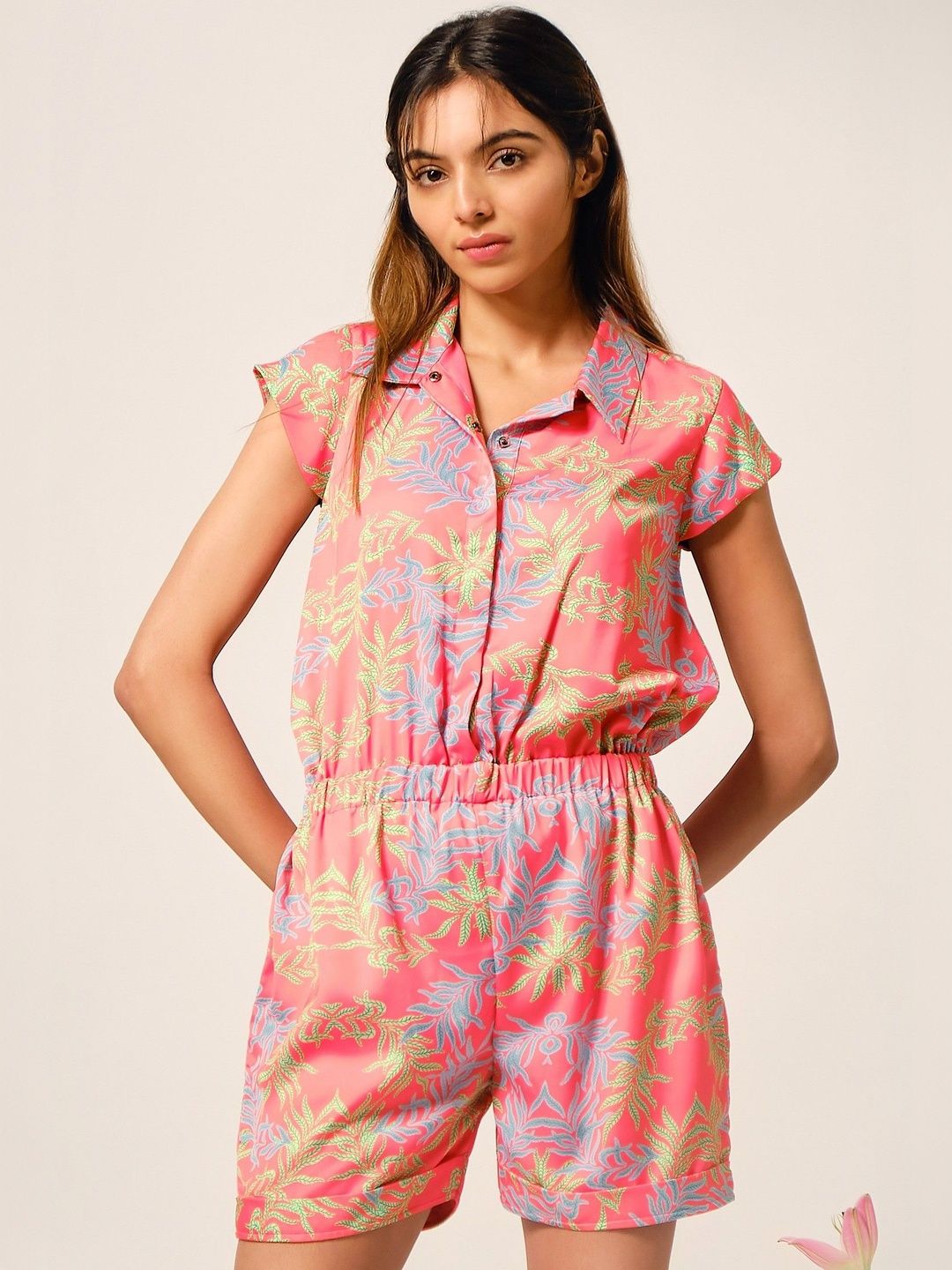 Purple Pitara Printed Jumpsuit-picture-17