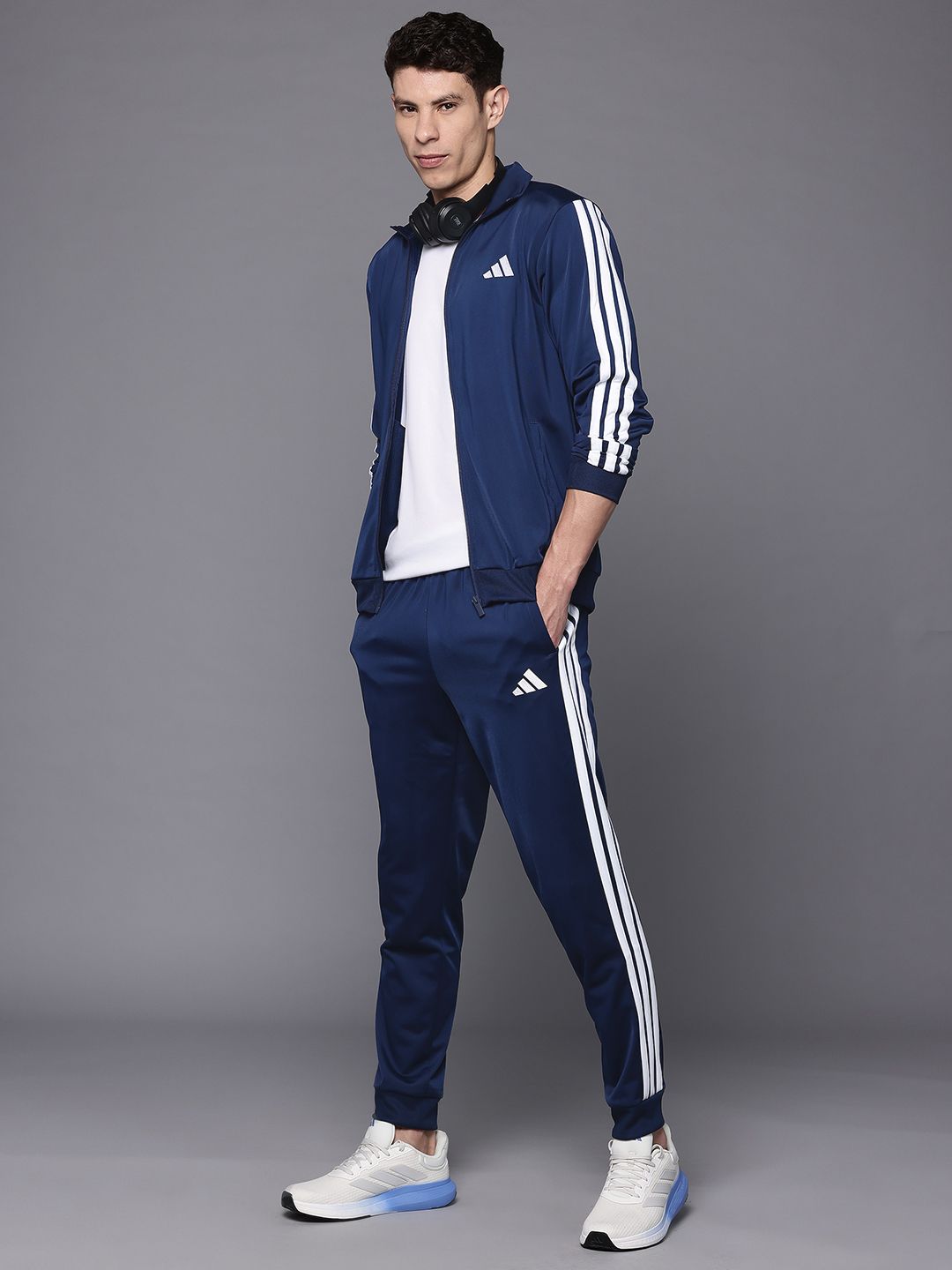 ADIDAS Men 3 Side Striped Regular Tracksuit-picture-29
