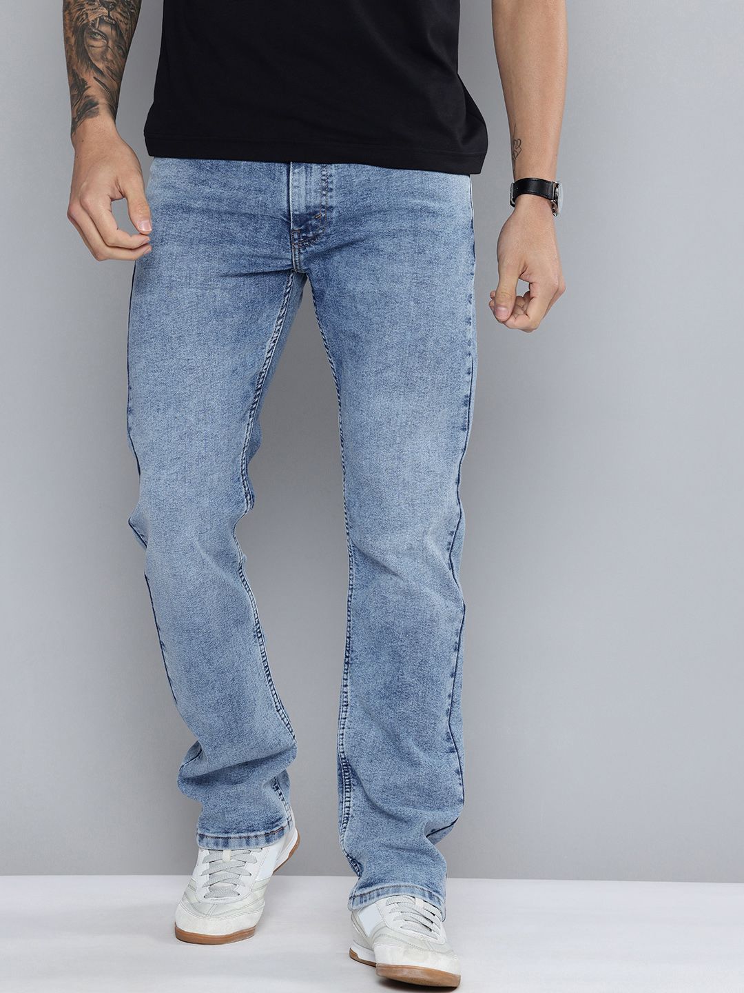 Levis Men 513 Straight Fit Stretchable Jeans-image-5