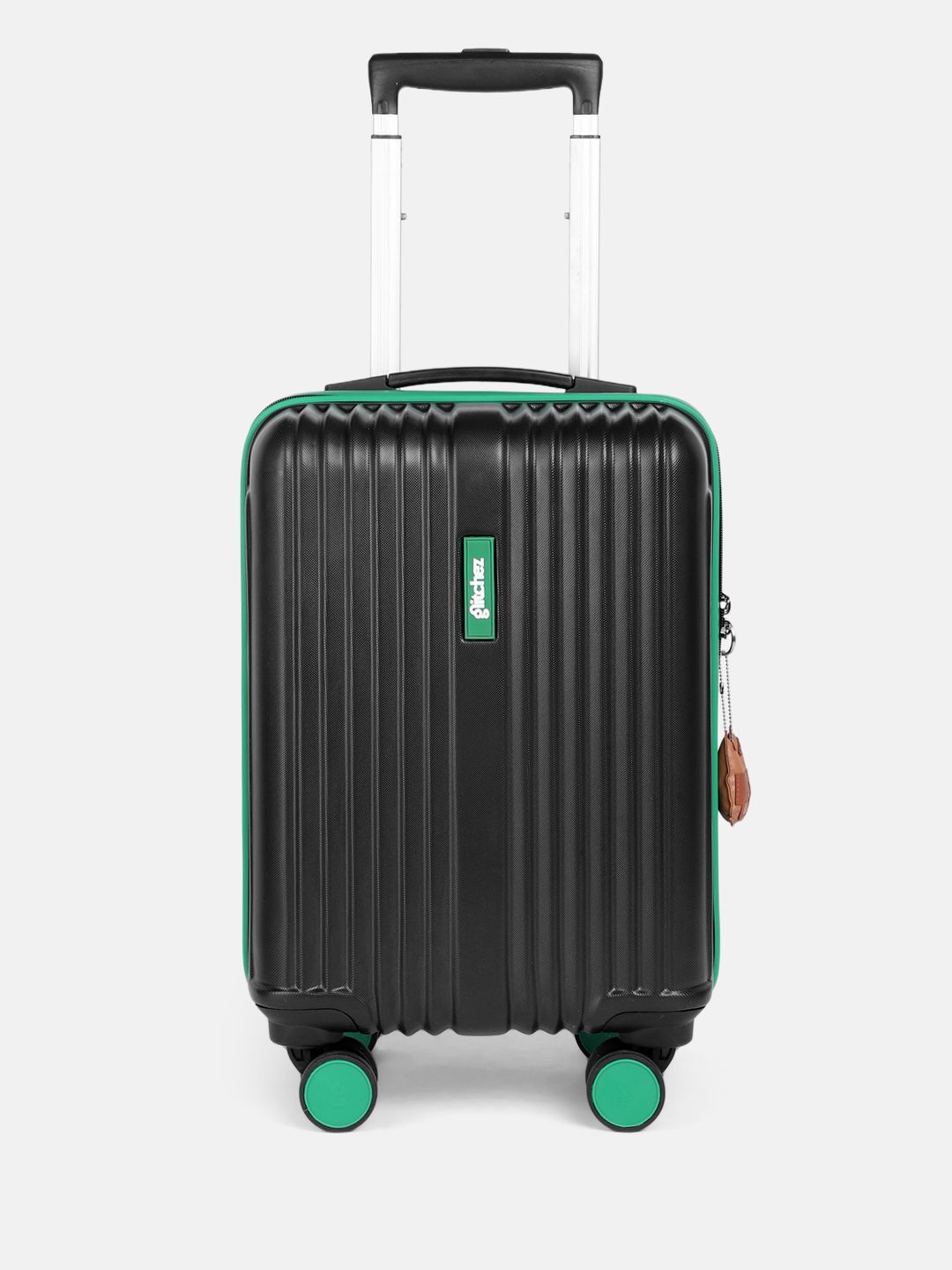 glitchez Textured Cabin Hard Suitcase Trolley Bag- 33L-image-48