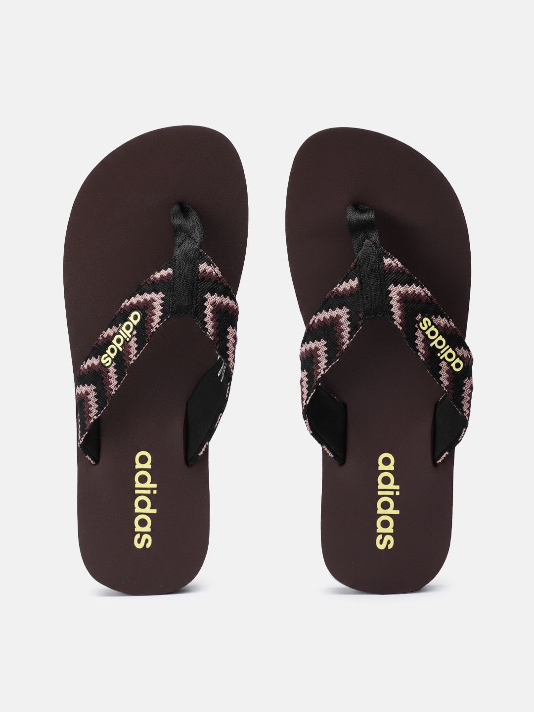 ADIDAS Men Stabile 2.0 Striped Thong Flip-Flops