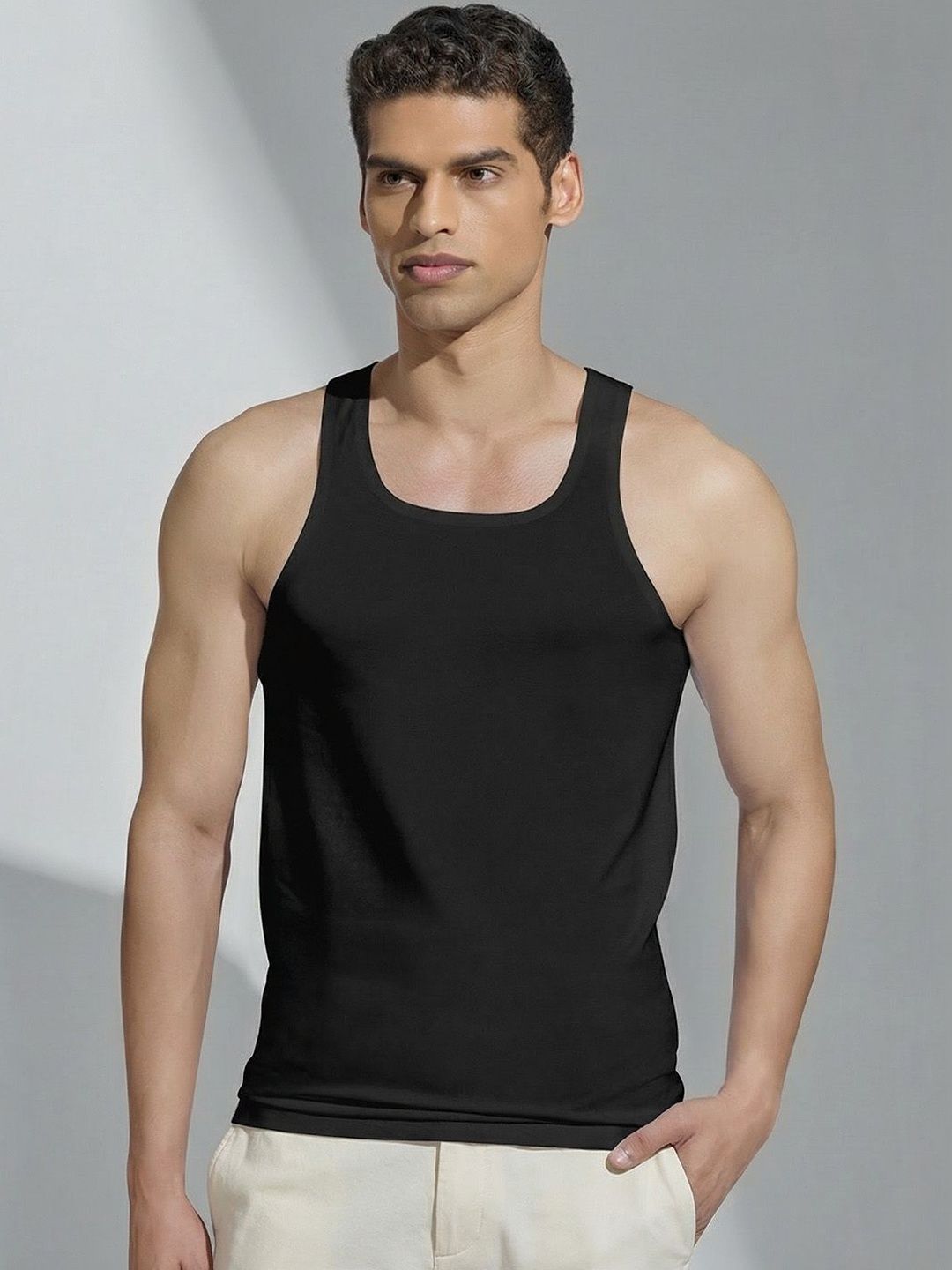 XYXX Element Combed Cotton Vest For Men-image-3