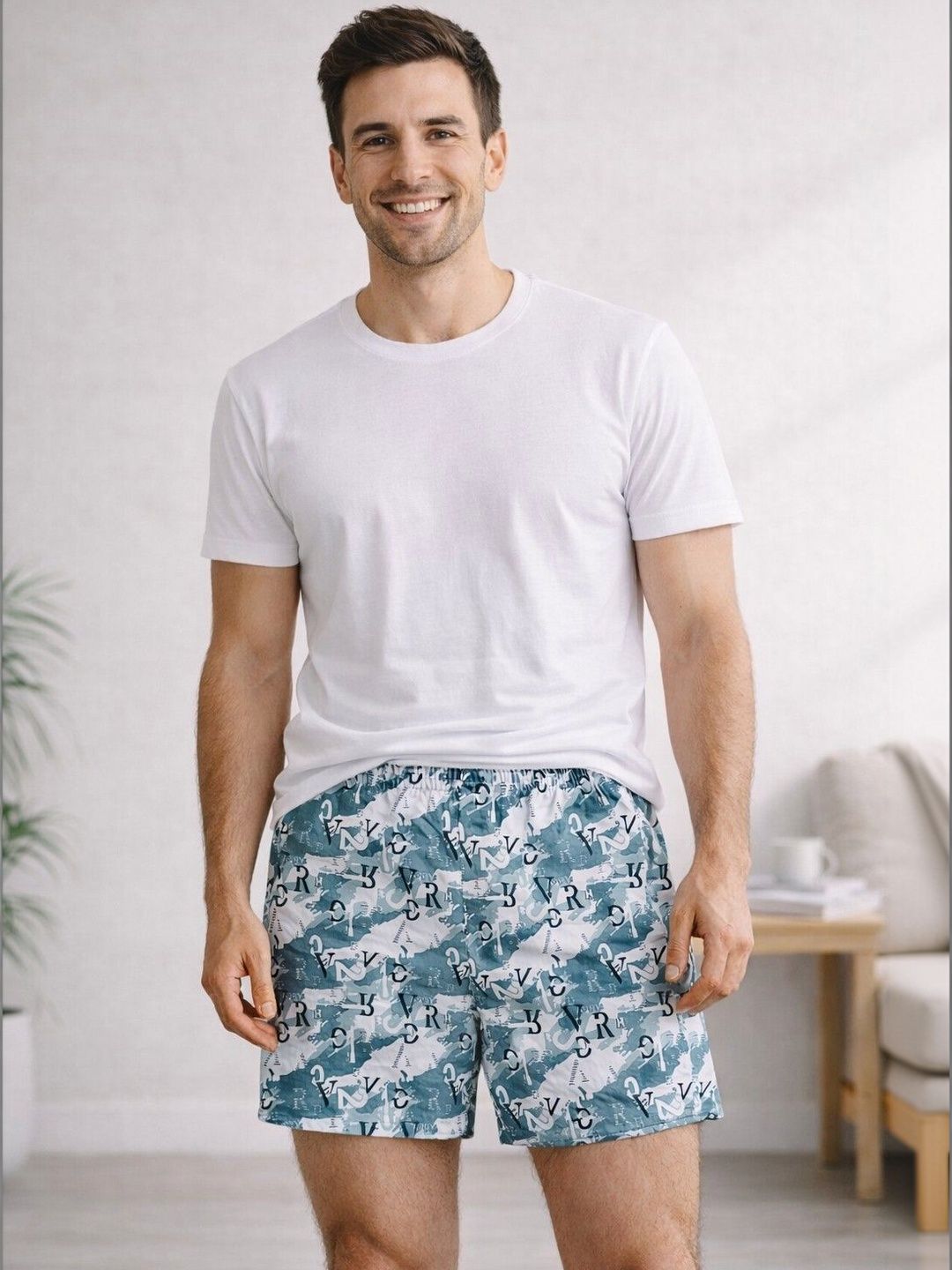 The Roadster Lifestyle Co Pack Of 2 Printed Cotton Boxers-picture-35