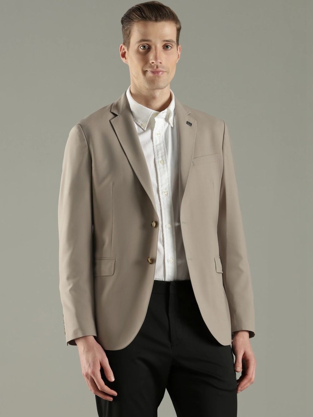 Tommy Hilfiger Notched Lapel Single-Breasted Blazers-picture-30