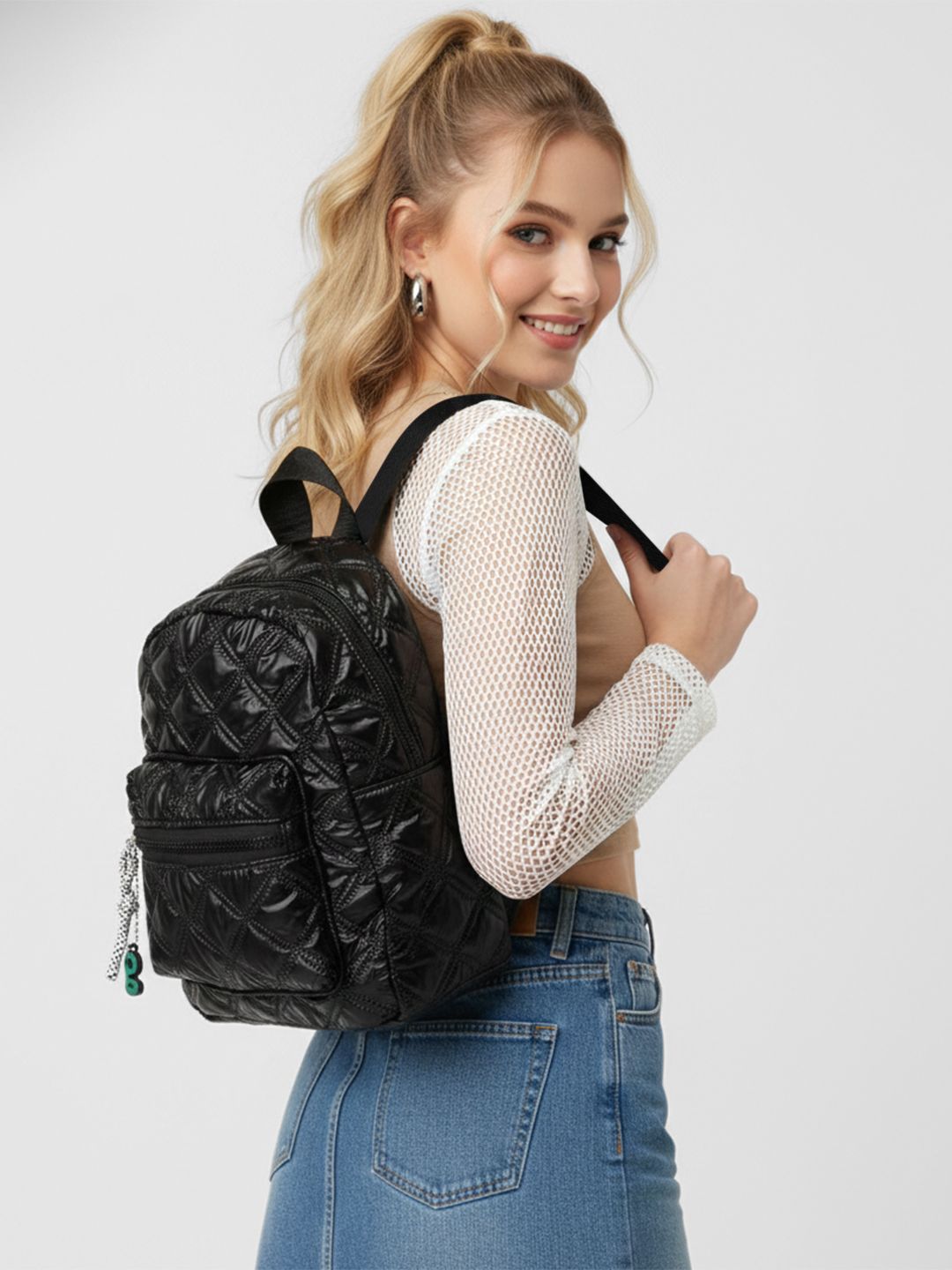 glitchez Women Quilted Detail Backpacks-picture-17