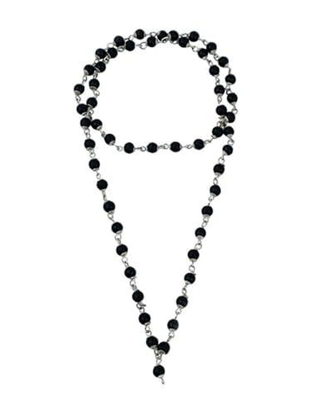 ELEVATE INDIA Unisex Silver Silver-Plated Antique Necklace-image-18