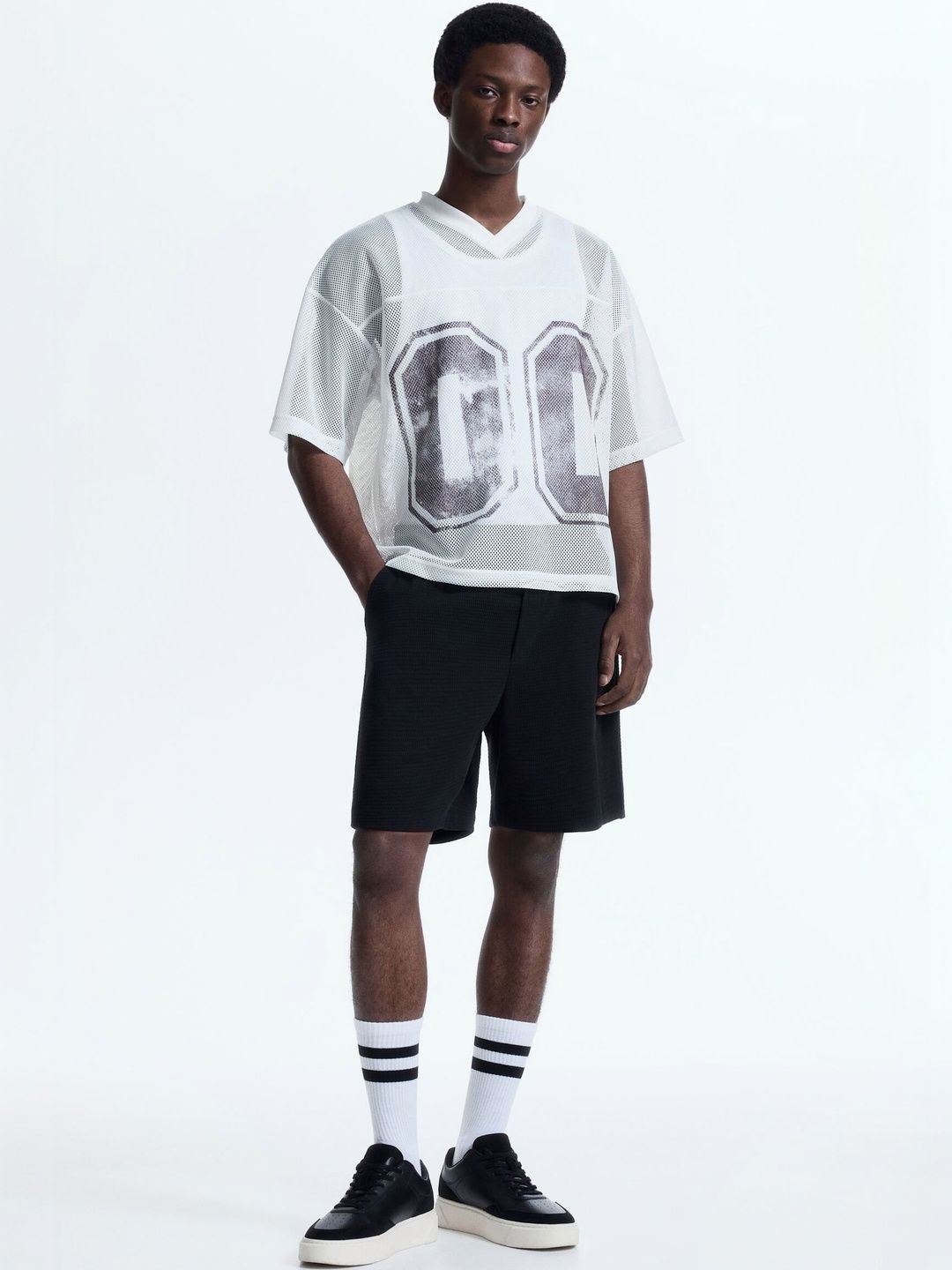 H&M Textured Jersey Shorts-picture-30