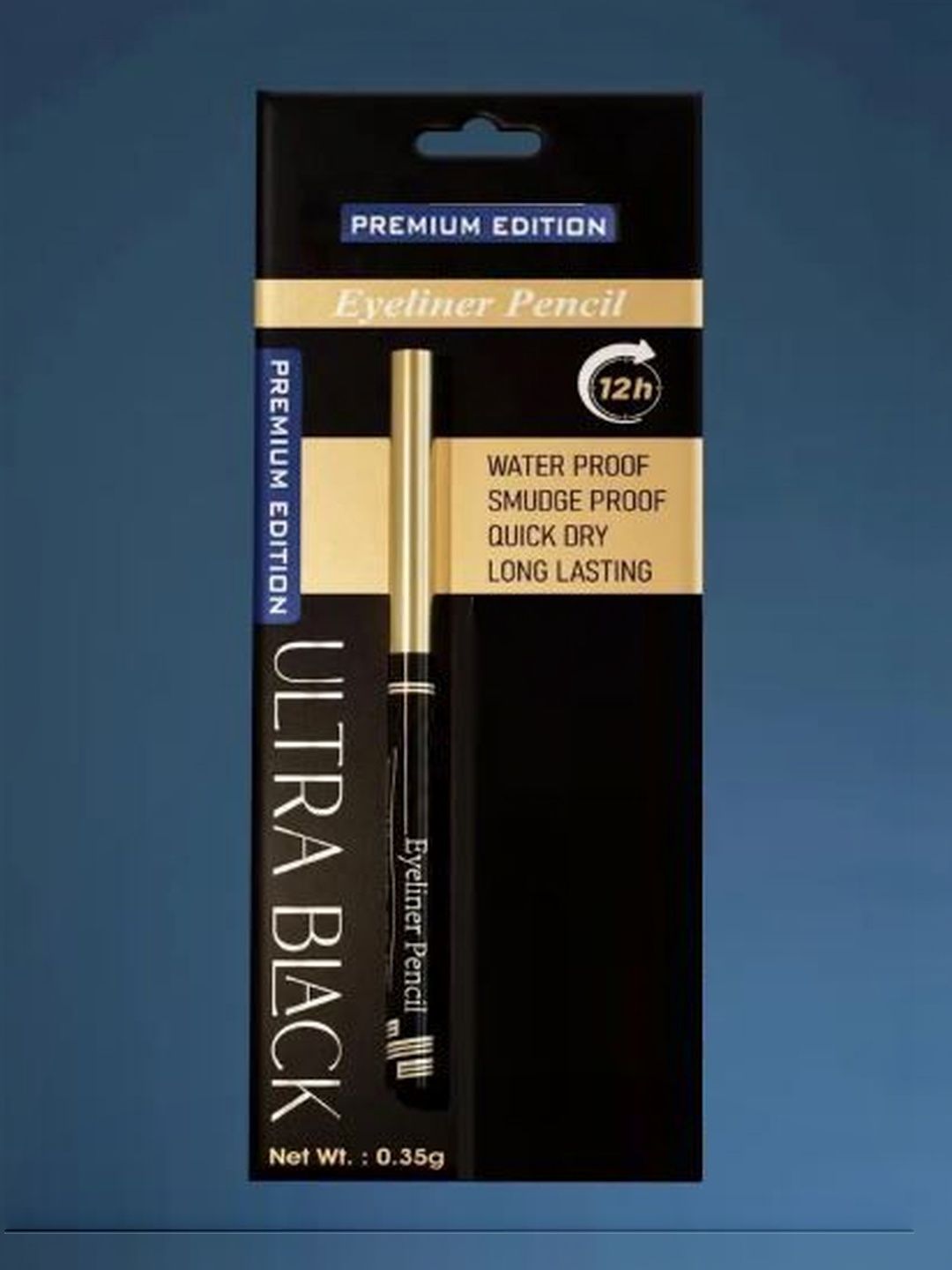 B INIK Waterproof & Long Wearing Bold Felt Eye Liner- 0.35 g- Ultra Black-picture-48