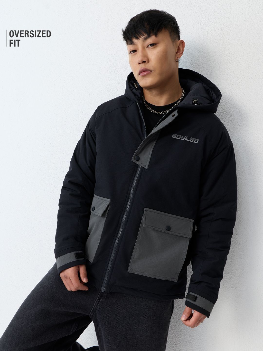 The Souled Store Men Typography Lightweight Puffer Jacket-picture-37