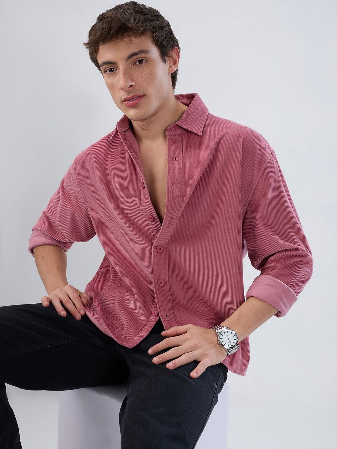 VASTRADO Men Classic Boxy Casual Shirt-picture-37