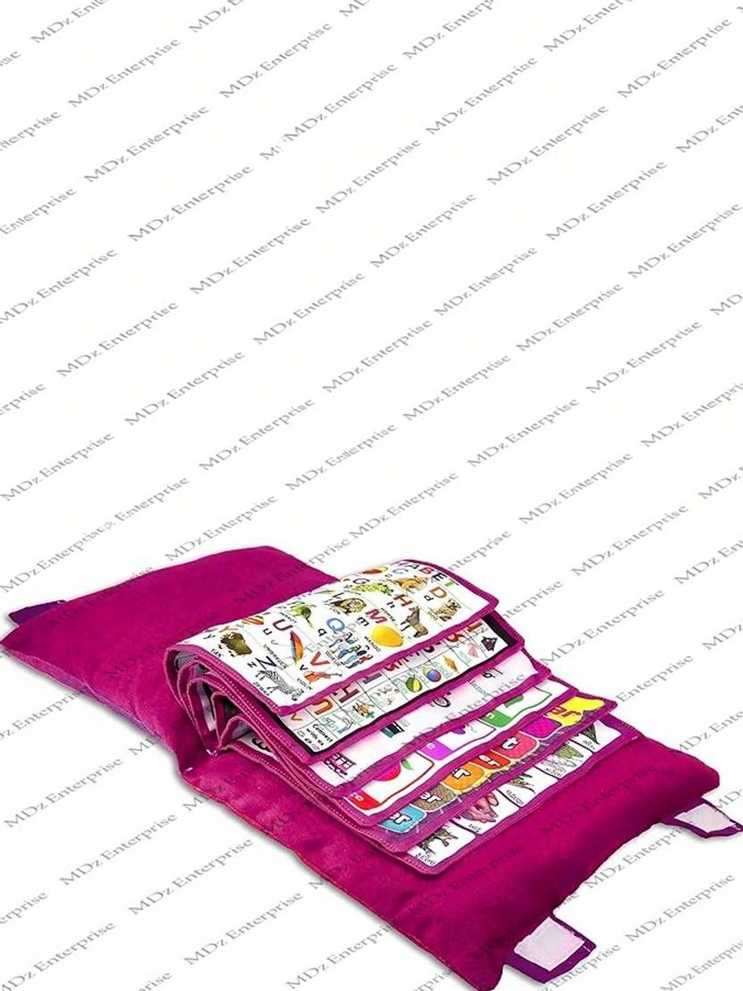 MDZ ENTERPRISE Pink Cotton Filled Cotton Baby Pillow-picture-19