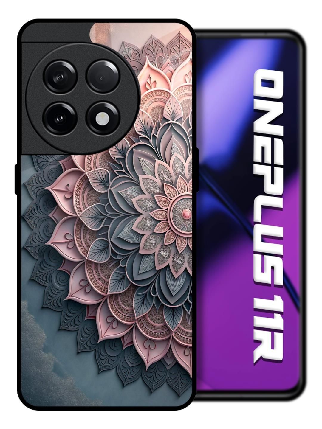 QRIOH Floral Printed OnePlus 11R 5G Back Case Mobile Accessories-picture-30