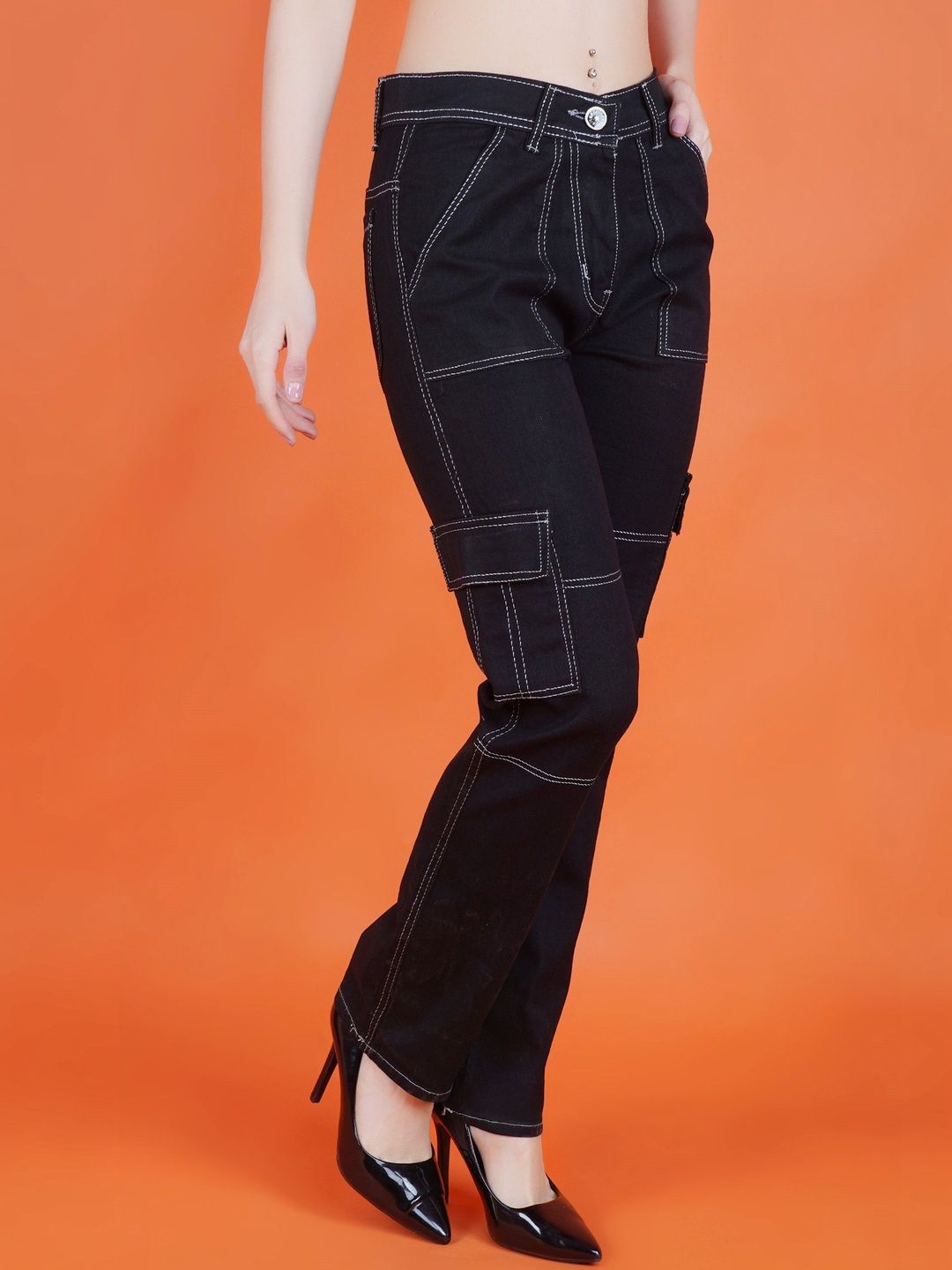 Metronaut Women Straight Fit Mid-Rise Jeans-picture-15