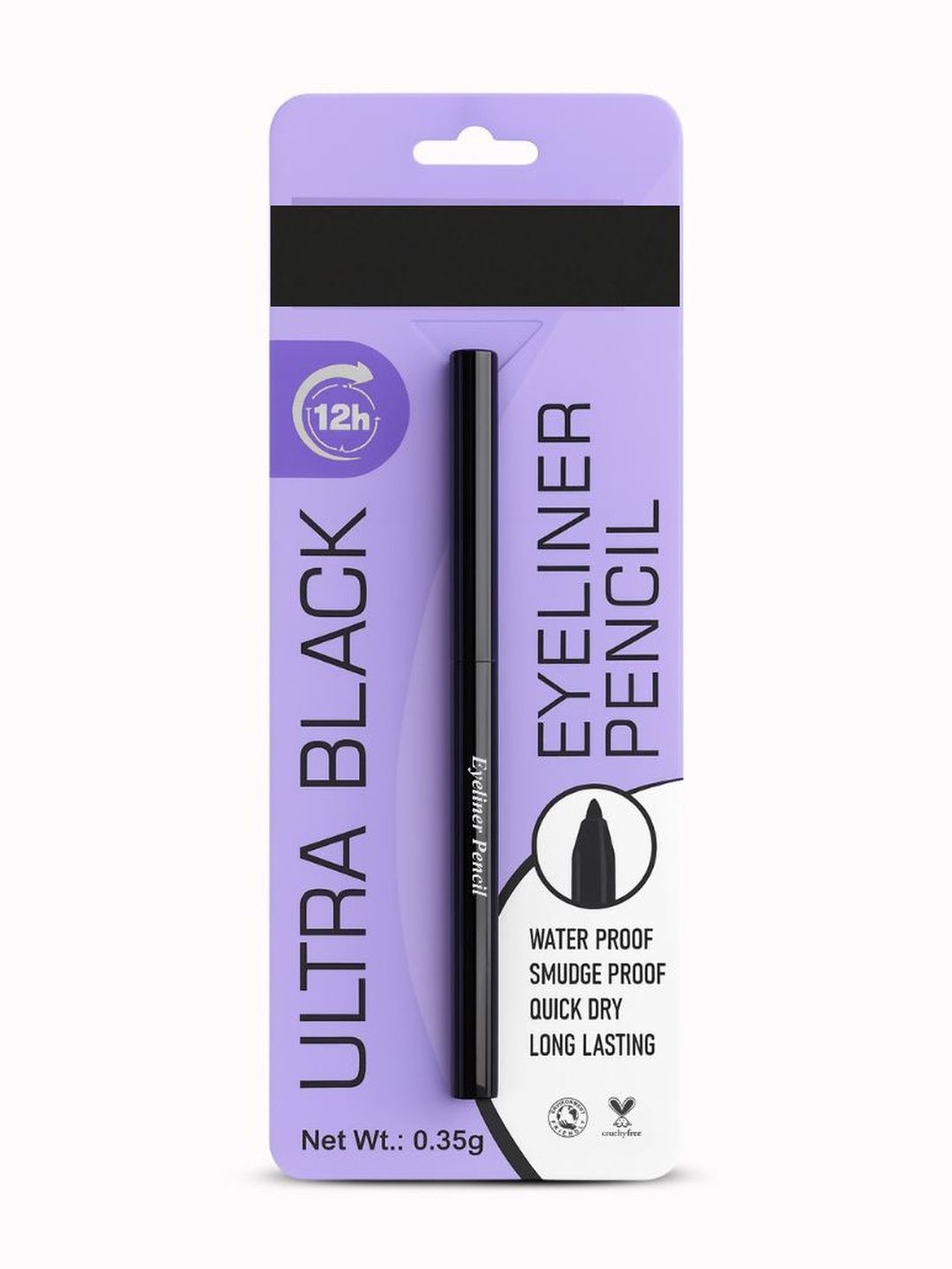 B INIK Waterproof Eyeliner Pencil- 0.35 g-Ultra Black-picture-18