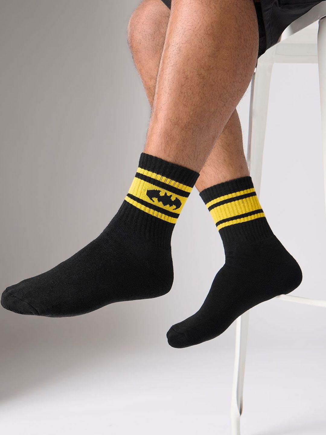 The Souled Store Unisex Patterned Above Ankle Socks-picture-33