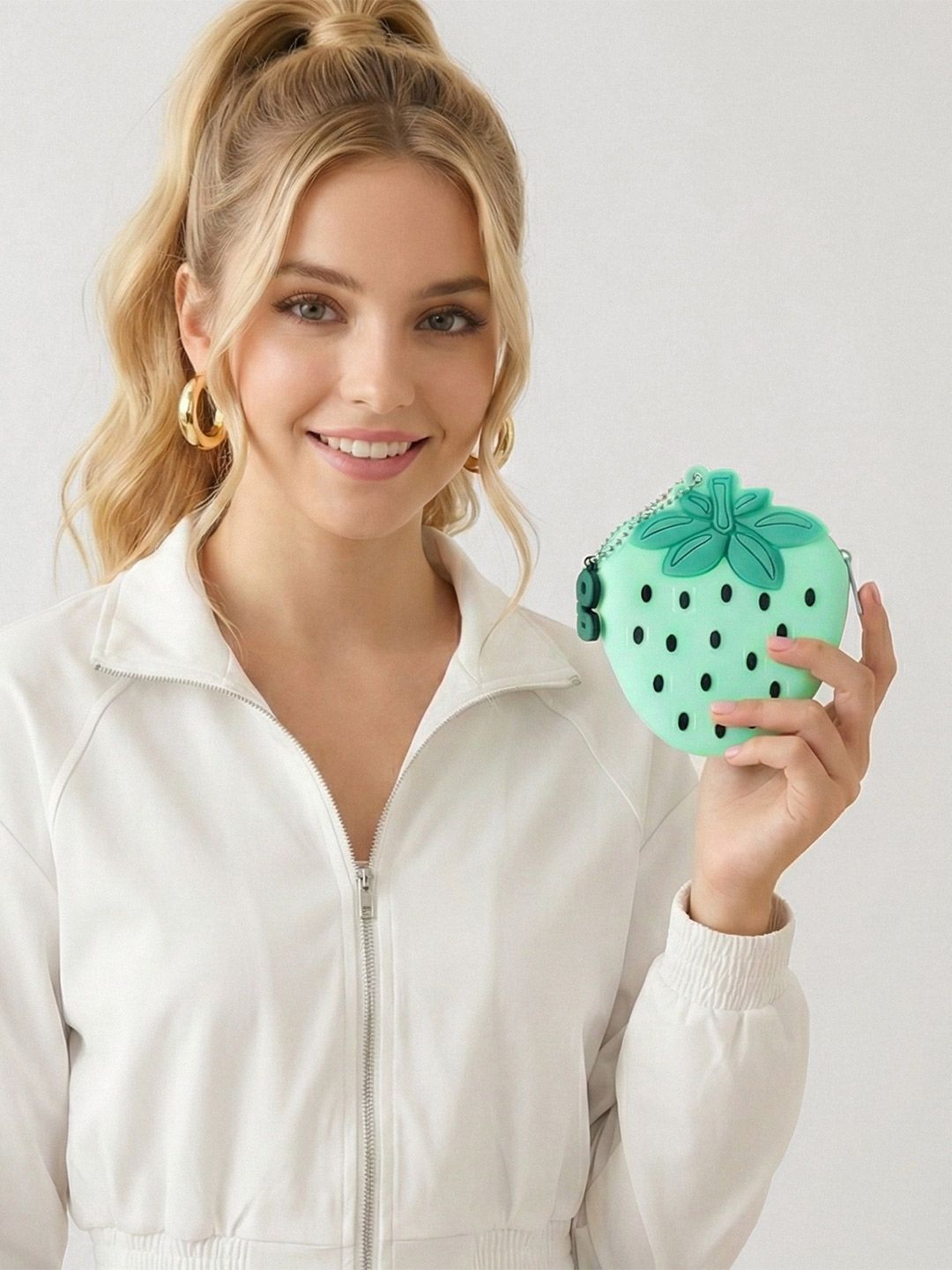 glitchez Mint Strawberry Shaped Coin Purse-picture-22