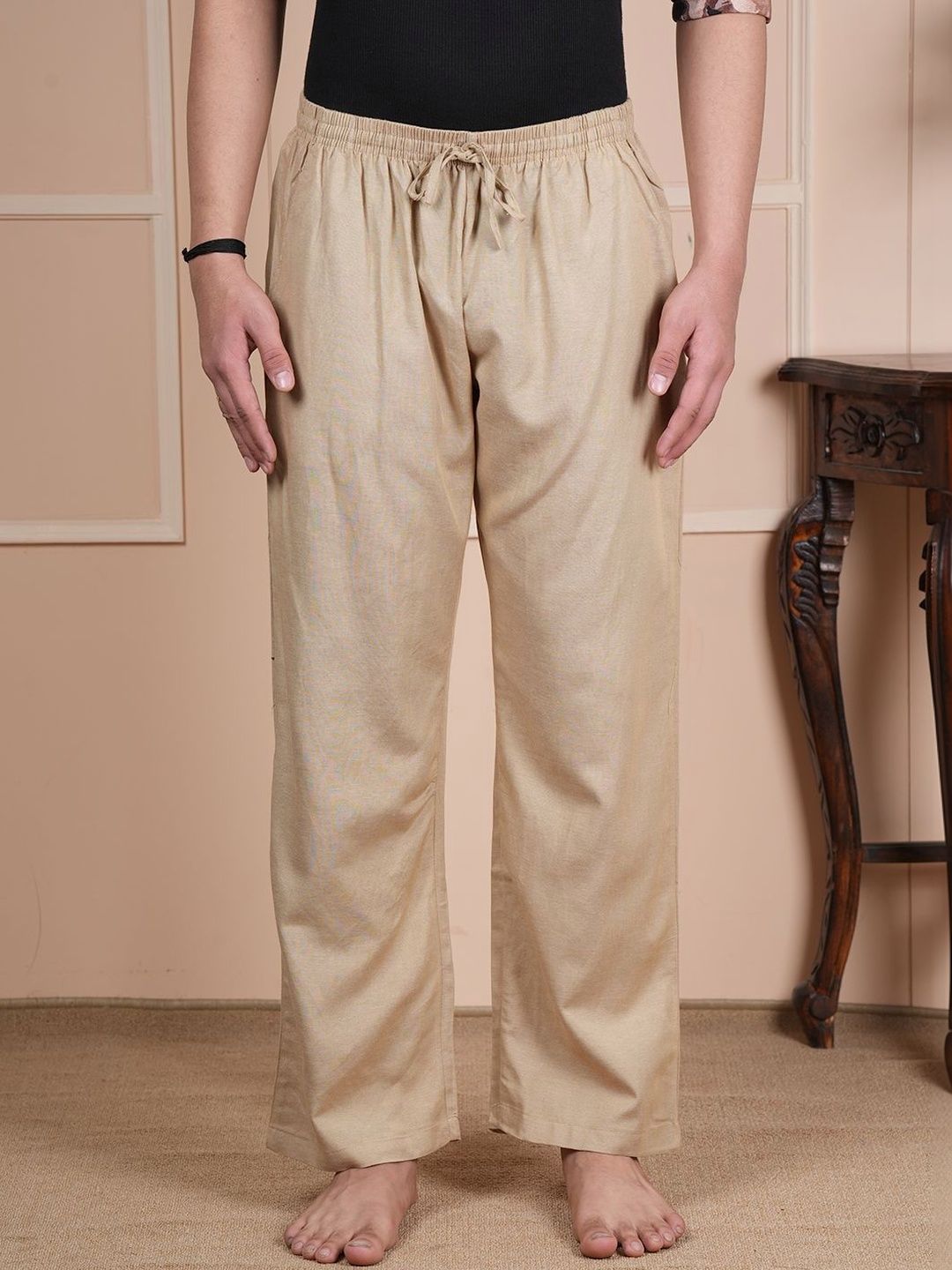Style Shoes Mid Rise Straight Lounge Pant-picture-54