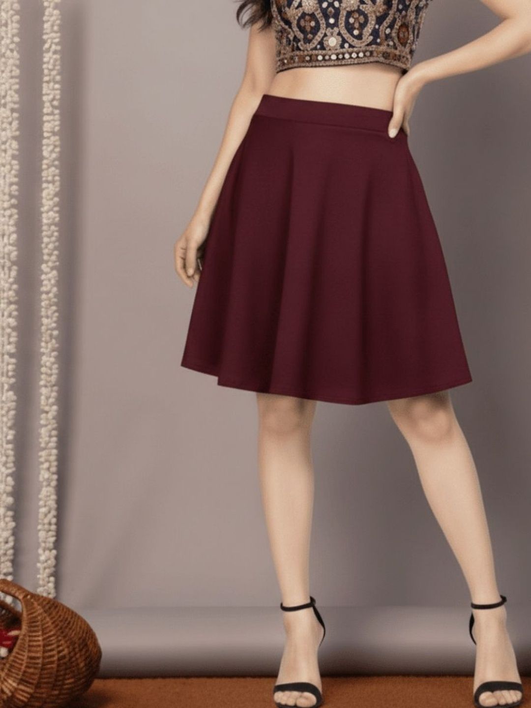 RUPSHIKA A-Line Above Knee Skirts-picture-28