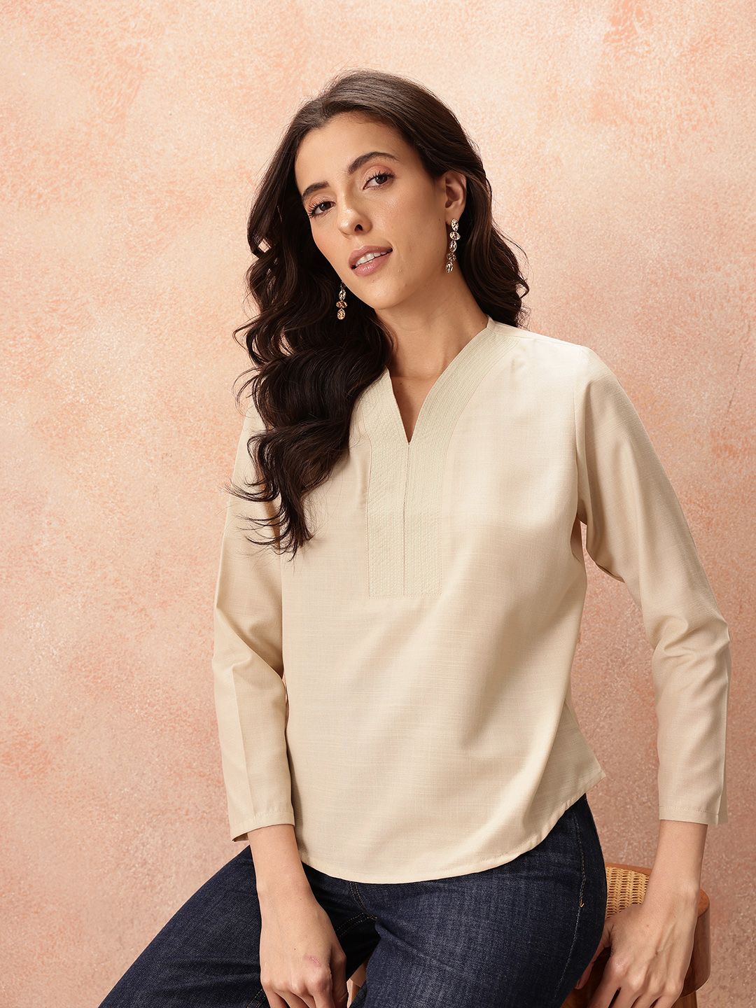 All About You Formals V-Neck Top-picture-35