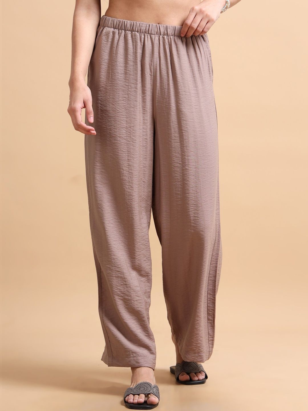 GLAM & CHIQUE Women Relaxed Trousers-picture-16