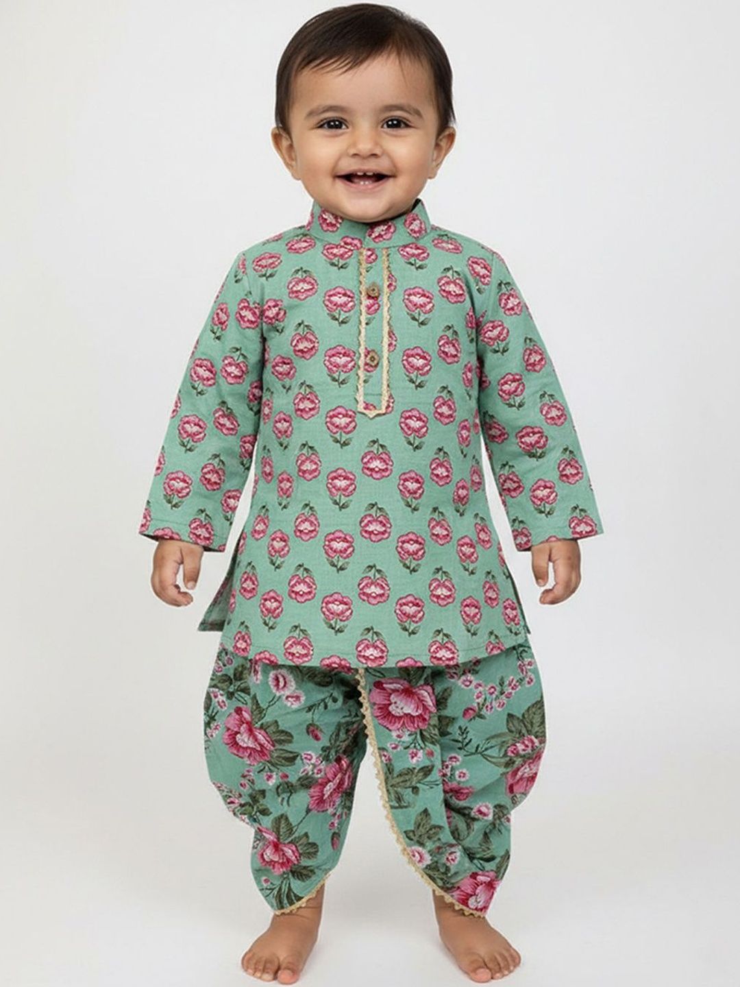 Baby Moo Boys Printed Dhoti Pants-image-36