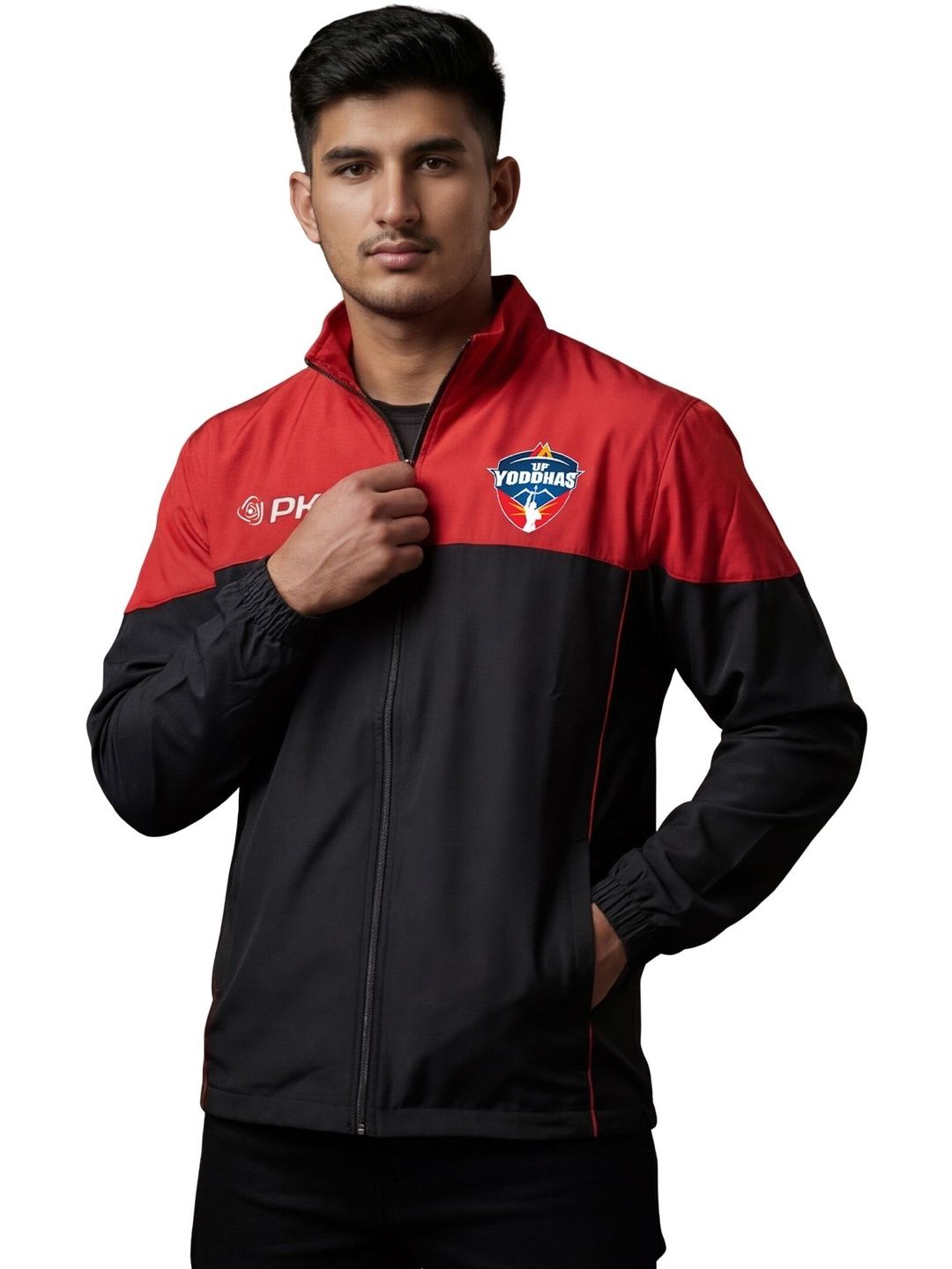 playR Men Colourblocked Sporty Jacket-image-5