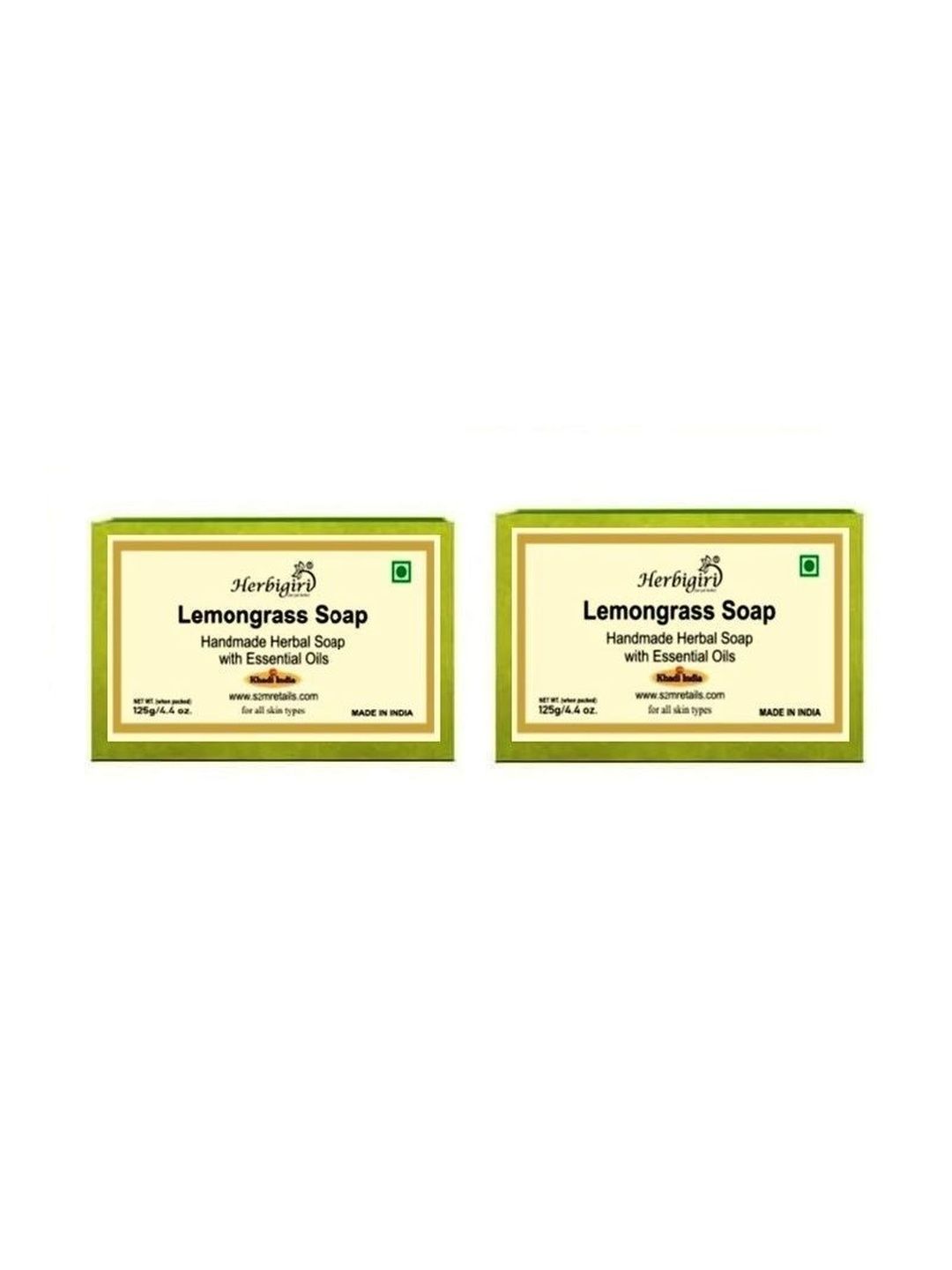 Herbigiri Set Of 2 Lemongrass Handmade Soap - 125 g Each-image-29