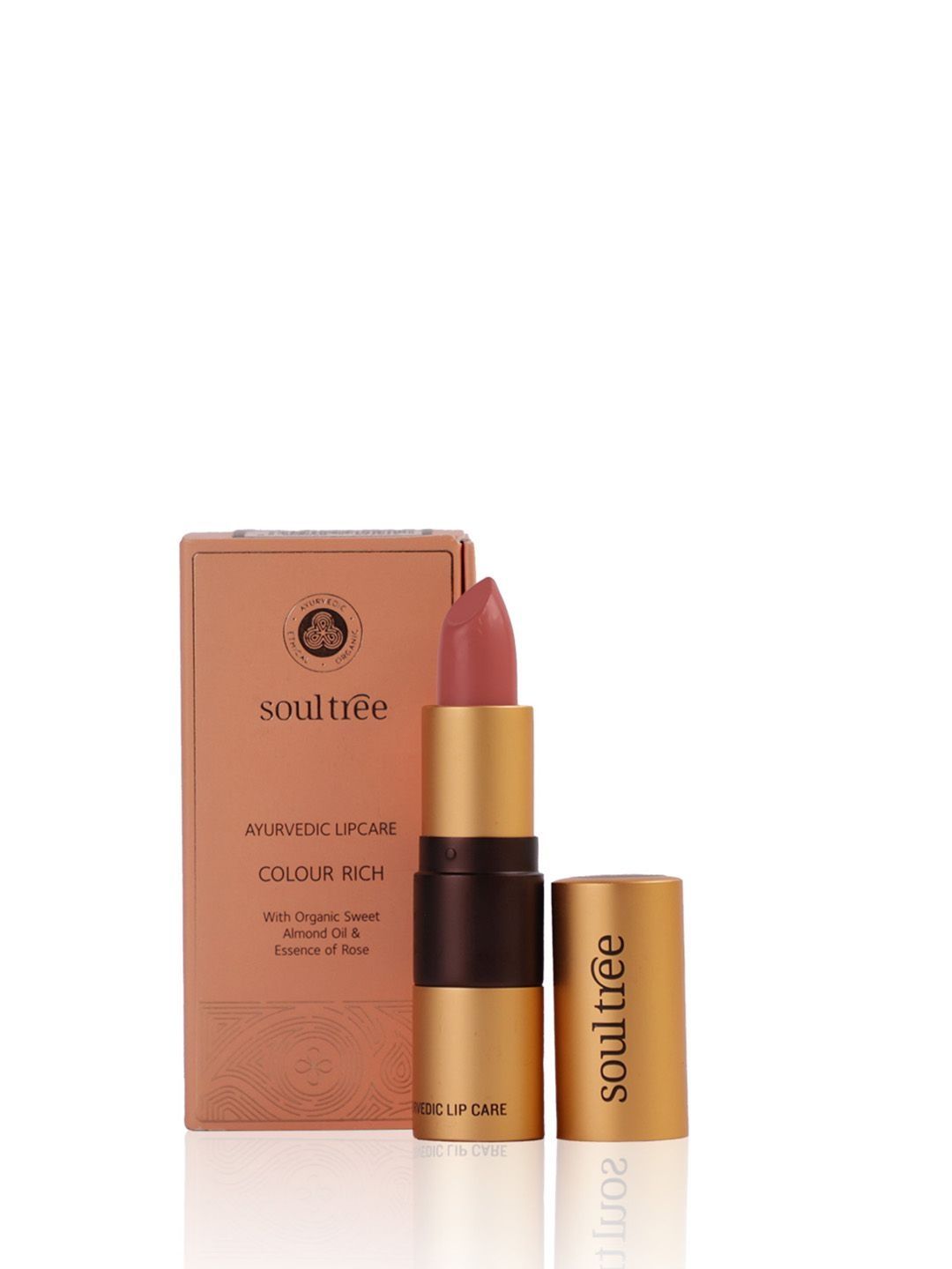 Soultree Ayurvedic Lipstick - 4 g - Peachy Mist-picture-10