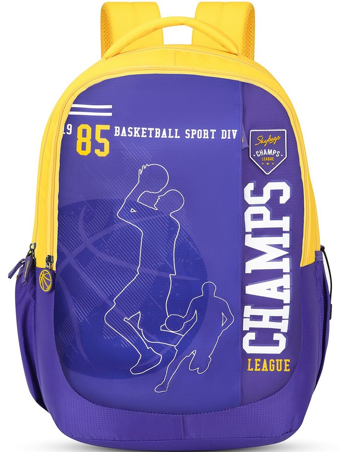 Skybags Unisex Klan Plus Champs Blue School Backpack 3 Compartments & Pencil Pouch - 37L-picture-28