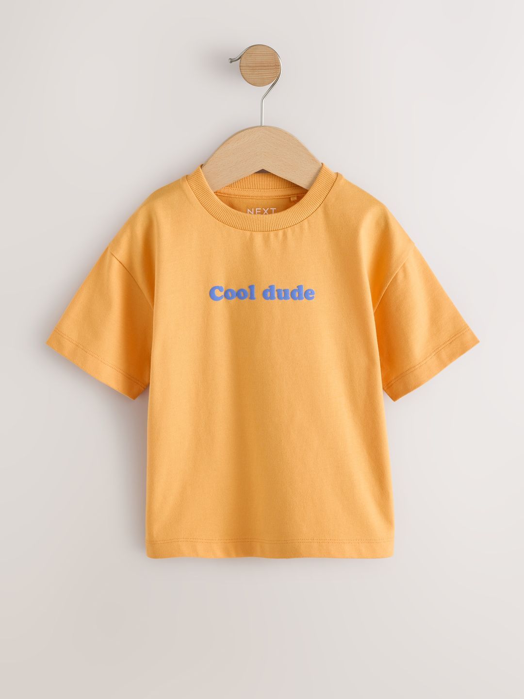 NEXT Boys Drop-Shoulder Sleeves Cotton T-shirt