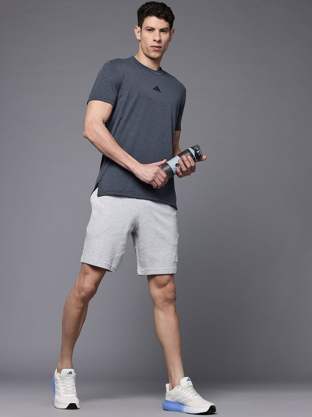 ADIDAS Round Neck Aeroready Regular Fit Training T-shirt-picture-34