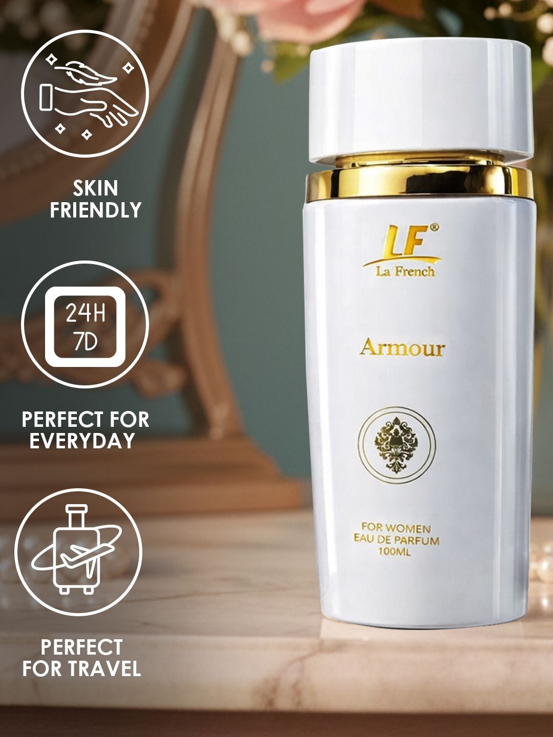 La French Women Long Lasting Armour Eau De Parfum - 100 ml