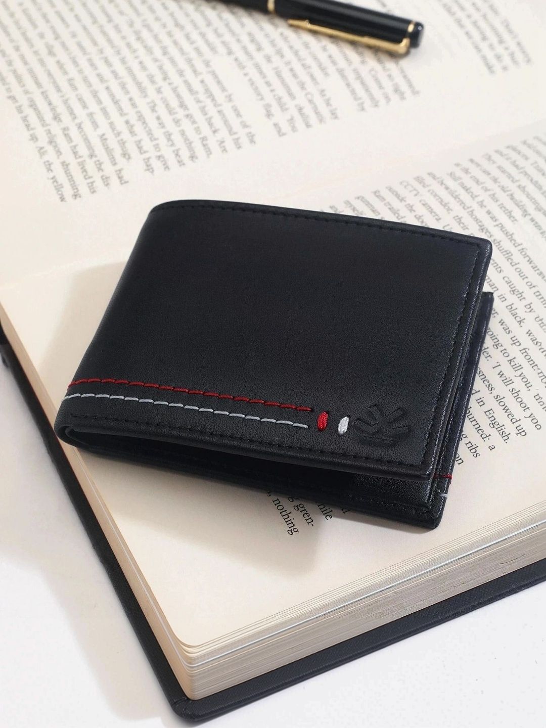 WROGN Men Textured Leather Two Fold Wallet-picture-29
