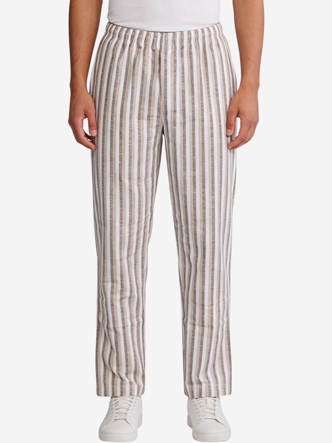 Bonjour Mid Rise Striped Lounge Pant-picture-24