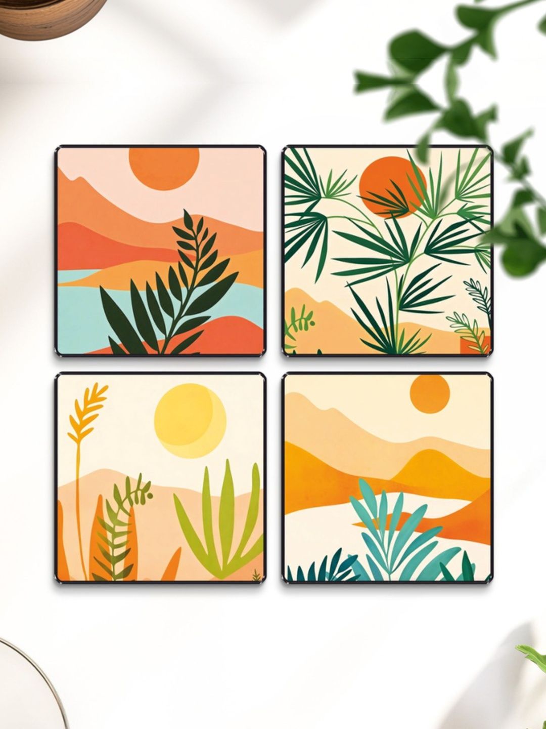 Myntra Elegant Homes Multicoloured Wood Other Wall Paintings-image-21