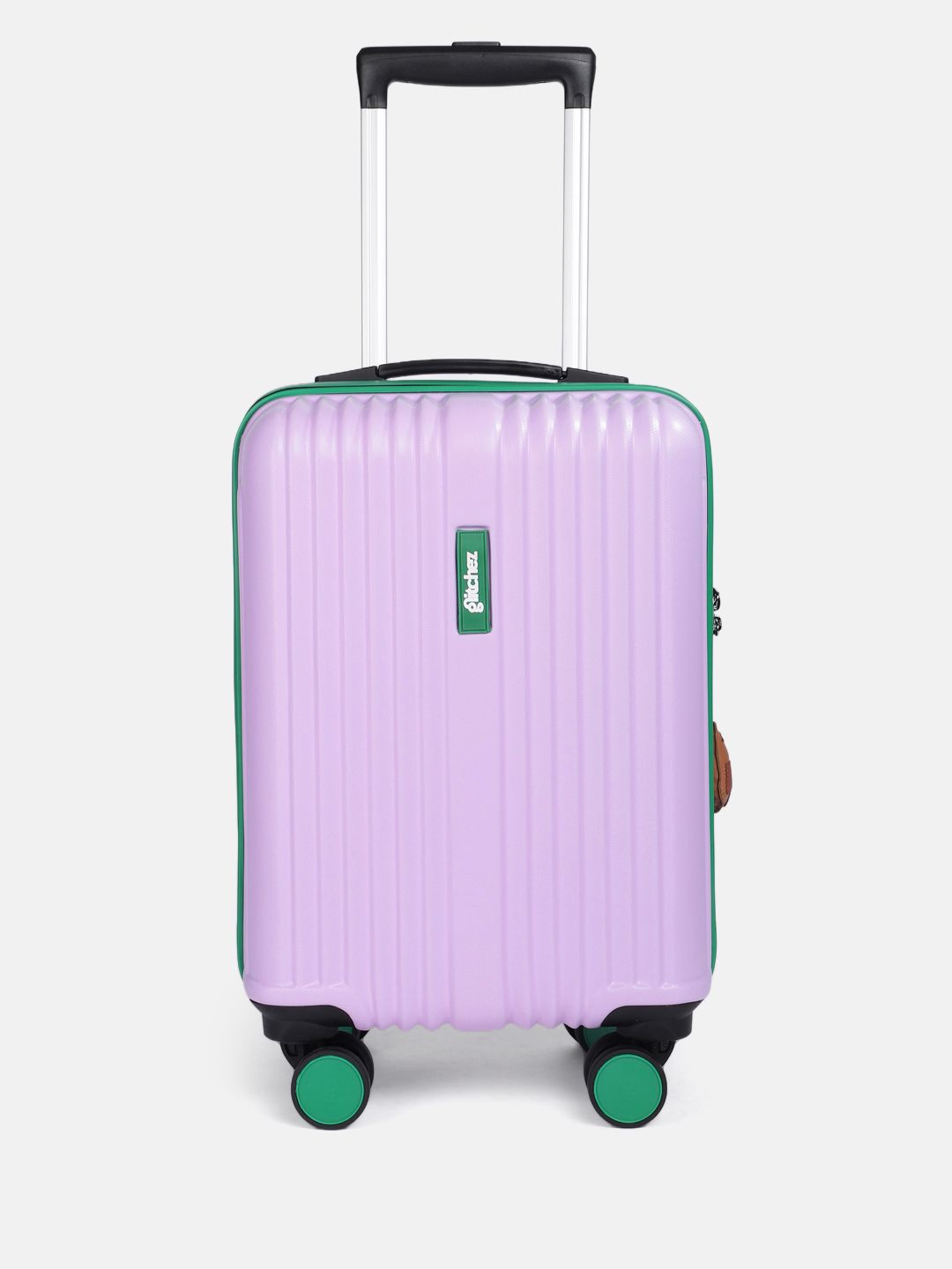 glitchez Textured Cabin Hard Suitcase Trolley Bag- 33L-image-12