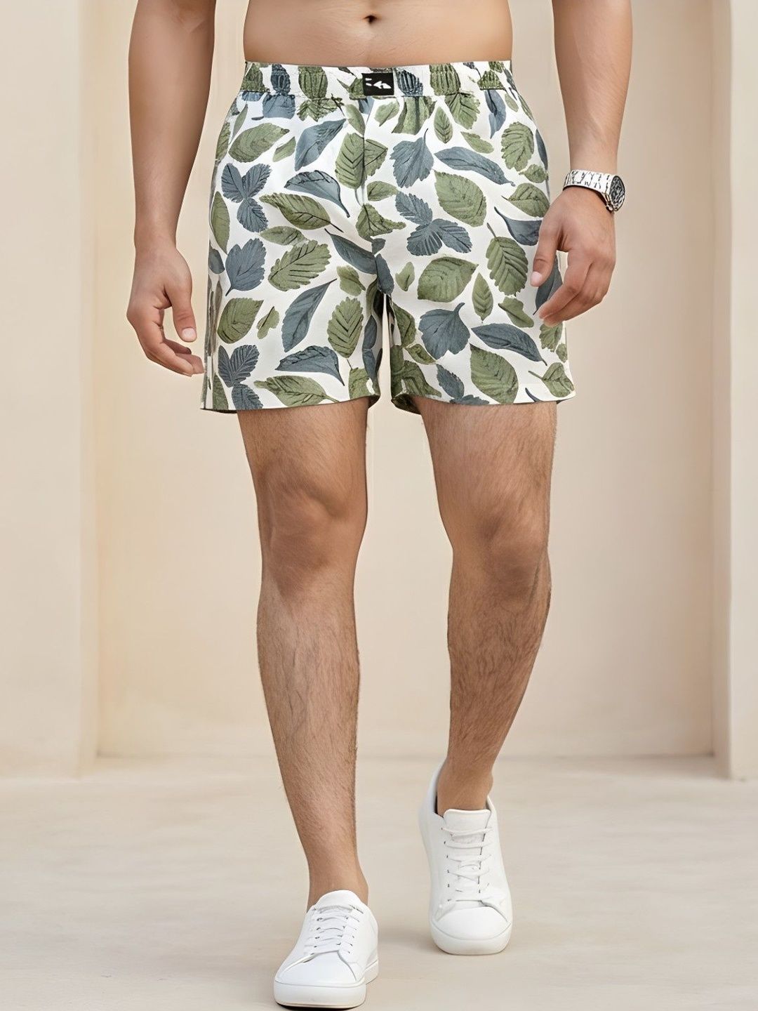 Moda Rapido Men Floral Printed Shorts-image-49