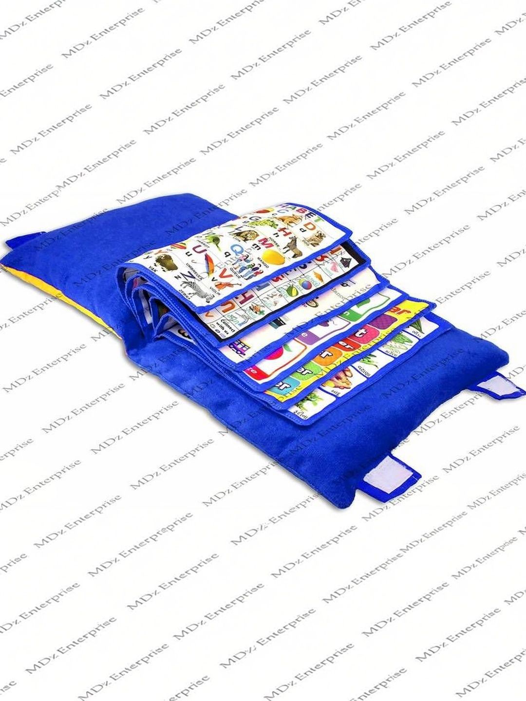 MDZ ENTERPRISE Blue Cotton Filled Cotton Baby Pillow-picture-14