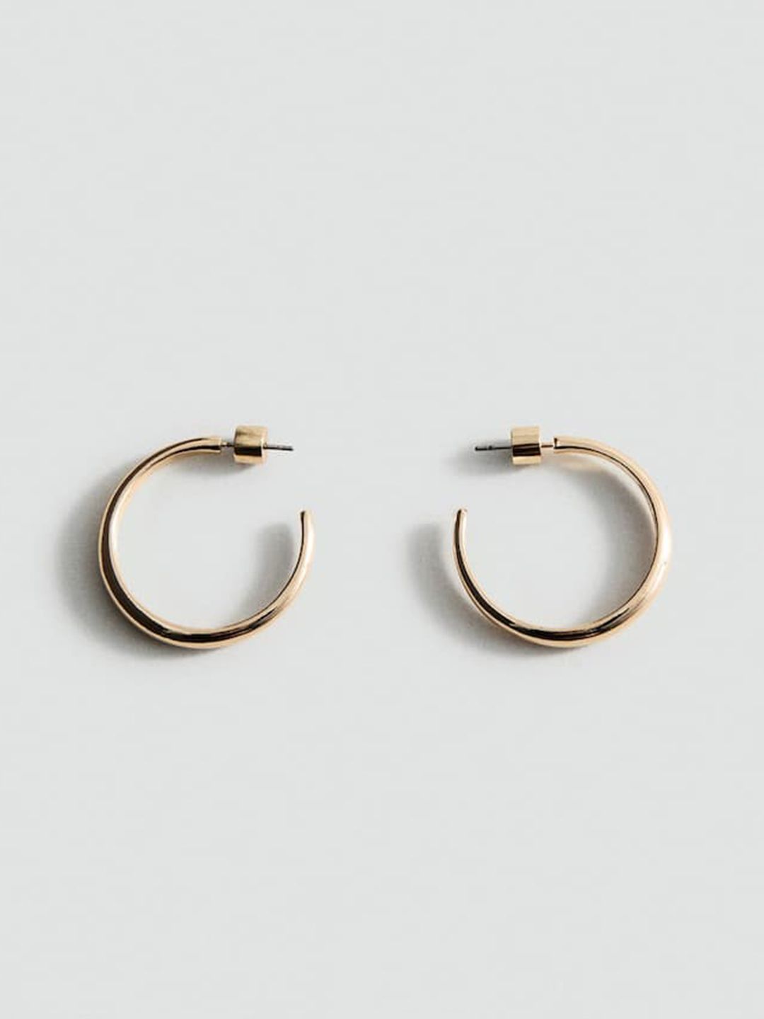 MANGO Circular Shaped Half Hoop Earrings-picture-19