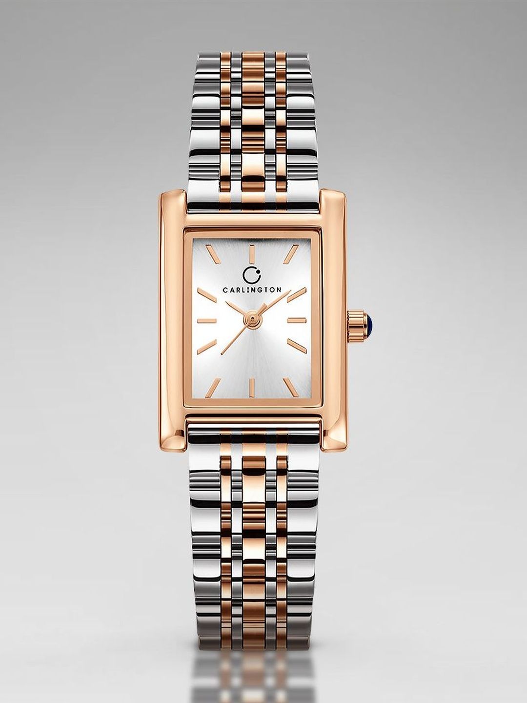 CARLINGTON Women Dial & Stainless Steel Straps Analogue Watch Diva 108 Two Tone Silver-picture-43