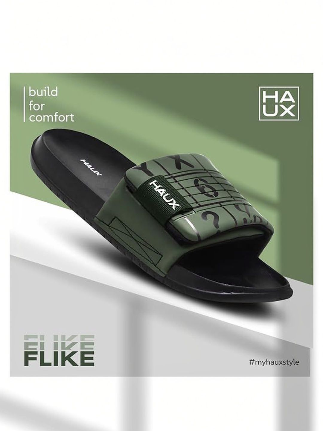 HAUX Men Printed Sliders-picture-11