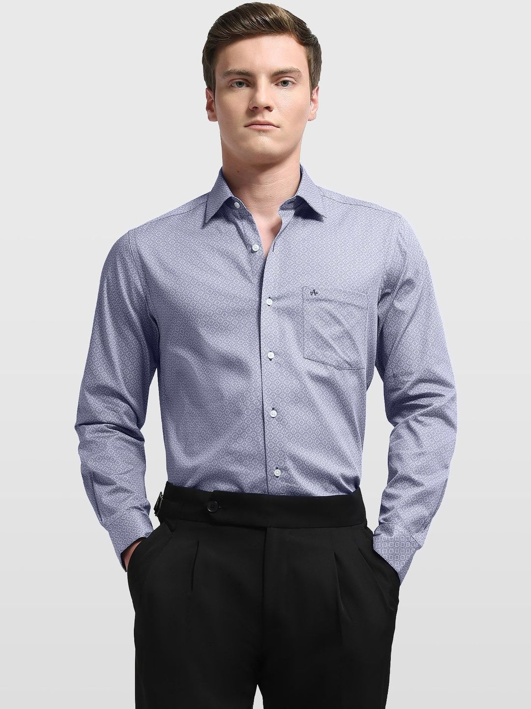 Arrow Men Slim Fit Printed Formal Shirt-picture-46