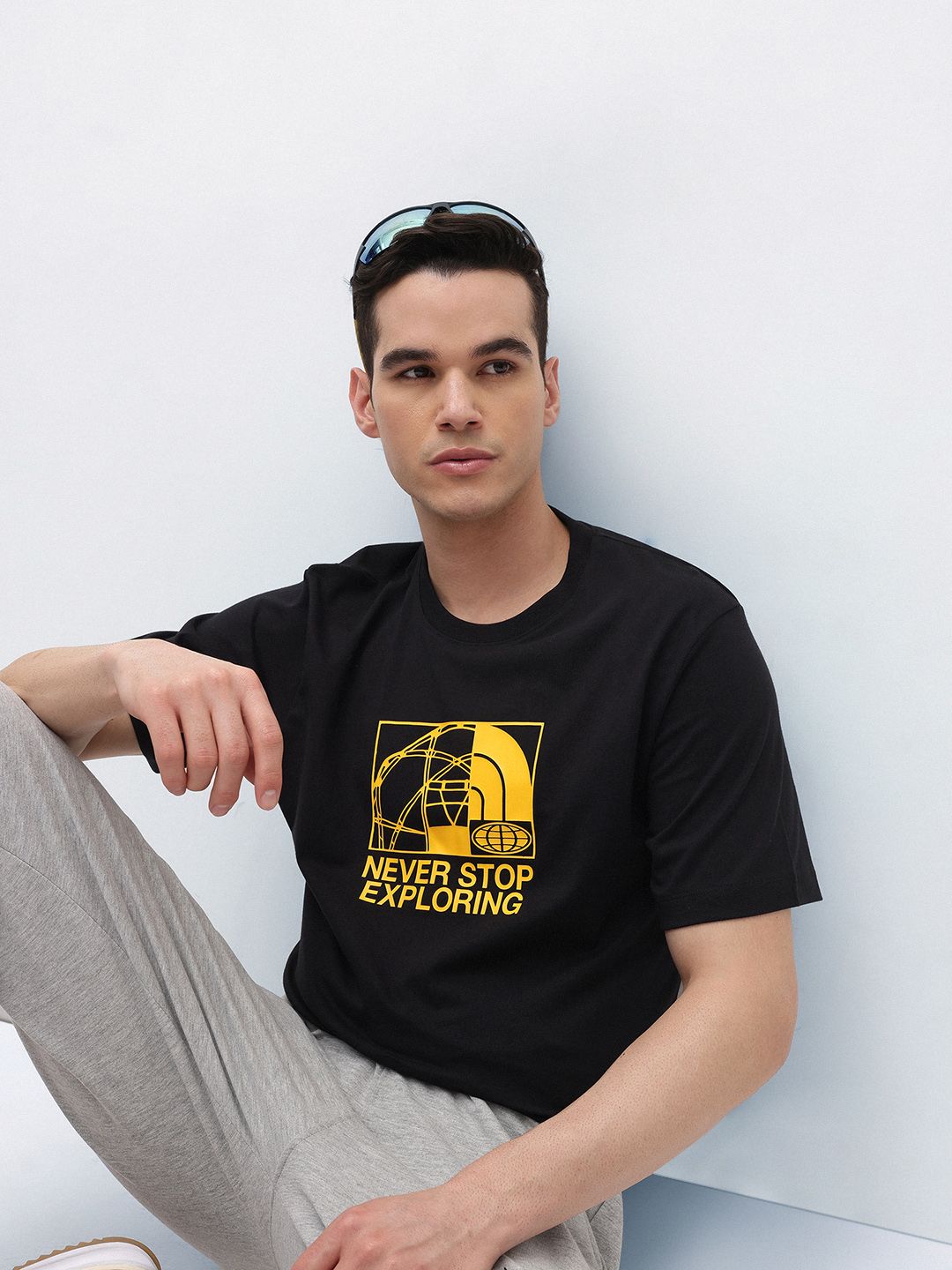 The North Face Unisex Typography Printed Pure Cotton T-shirt-picture-29